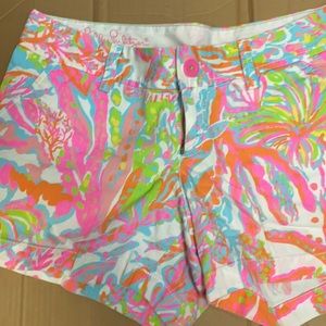 Neon colors Lilly Pulitzer Callahan Shorts